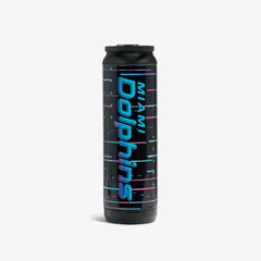 NFL Neon Miami Dolphins 20 Oz Flip ‘n’ Sip Tumbler